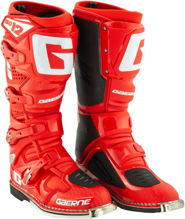 Gaerne 骑行靴 SG-12 Motocross Boots Red/White/Black