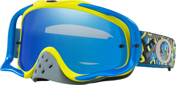 Oakley Crowbar Camo Vine Motocross Goggles Blue/Green
