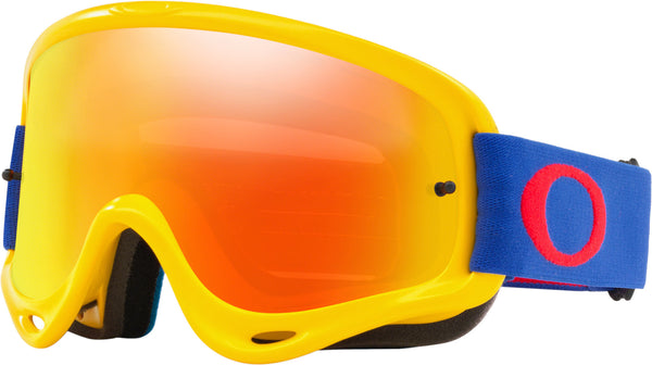 Oakley O-Frame Color Motocross Goggles Yellow/Blue