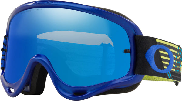 Oakley O-Frame Circuit Yellow Blue Motocross Goggles