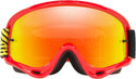 Oakley O-Frame Circuit Red Yellow Motocross Goggles