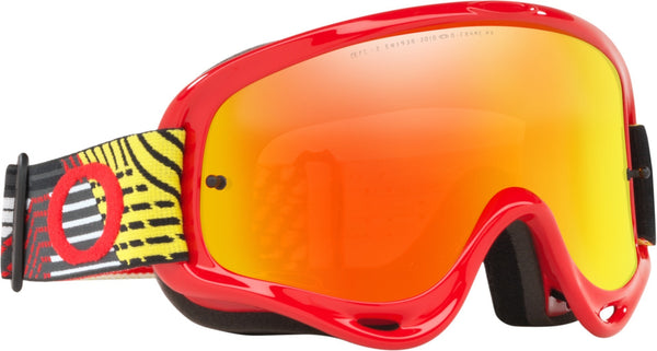 Oakley O-Frame Circuit Red Yellow Motocross Goggles