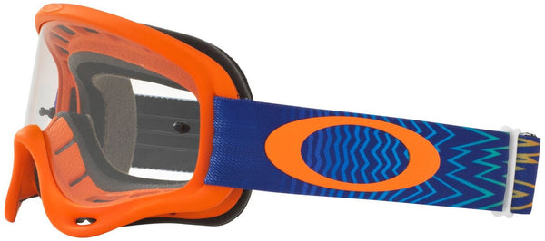 Oakley O-Frame XS Shockwave Youth Motocross Goggles Blue/Orange