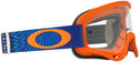 Oakley O-Frame XS Shockwave Youth Motocross Goggles Blue/Orange