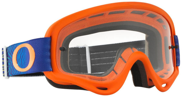 Oakley O-Frame XS Shockwave Youth Motocross Goggles Blue/Orange