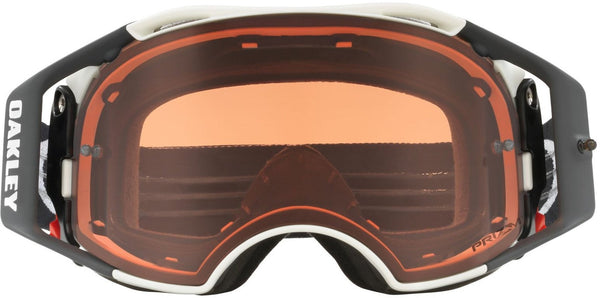 Oakley Airbrake Matte White Prizm Bronze Motocross Goggles