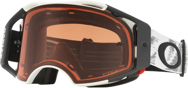 Oakley Airbrake Matte White Prizm Bronze Motocross Goggles