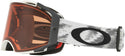 Oakley Airbrake Matte White Prizm Bronze Motocross Goggles