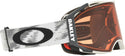 Oakley Airbrake Matte White Prizm Bronze Motocross Goggles