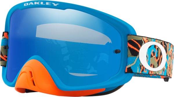 Oakley O Frame 2.0 Camo Vine Motocross Goggles Blue/Orange