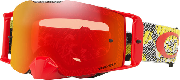 Oakley Front Line Dazzle Dyno Motocross Goggles Blue/Orange