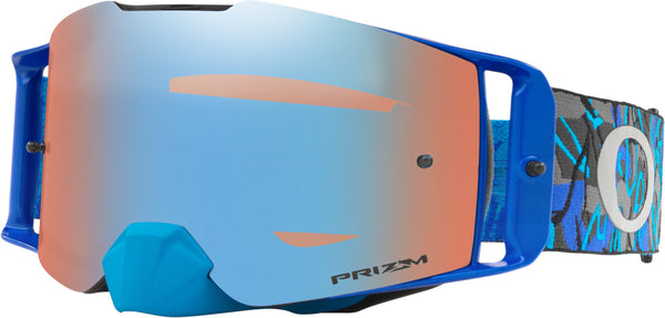 Oakley Front Line Camo Vine Motocross Goggles Blue/Orange