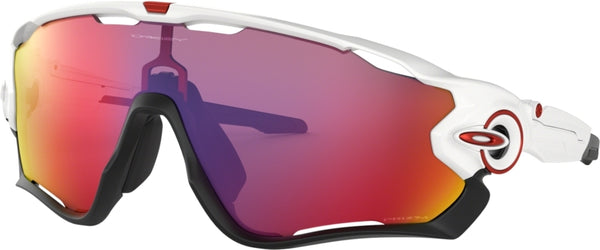 Oakley Jawbreaker Prizm Sunglasses White/Red