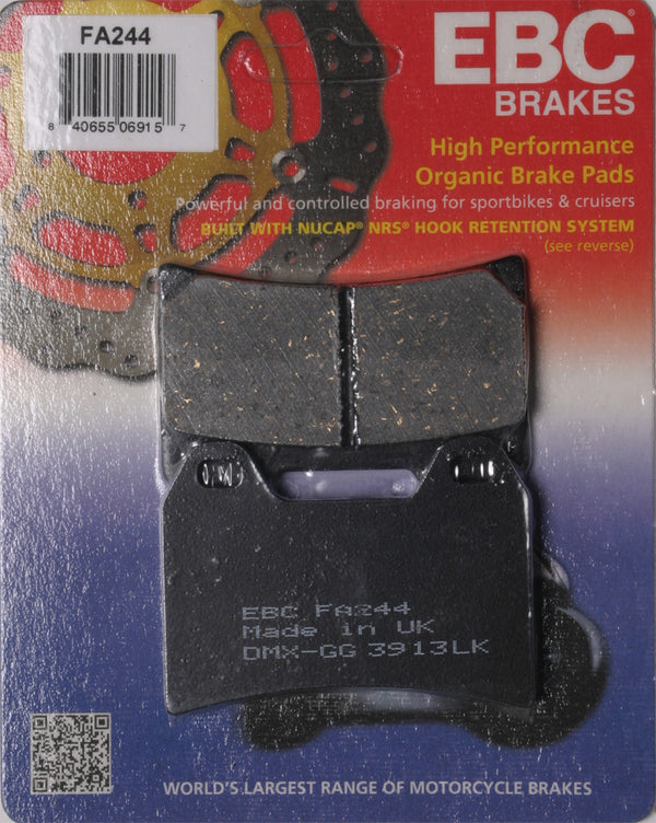 EBC 刹车 FRONT STANDARD BRAKE PAD