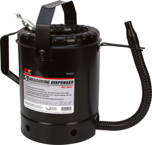 PERFORMANCE TOOL 工具 5 Quart Flex Spout Dispenser