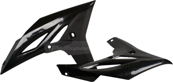 Polisport 水箱护板 Yamaha Radiator Shrouds Black