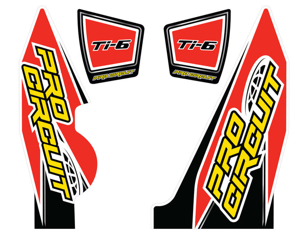 PRO CIRCUIT 贴花/贴纸 Muffler Sticker Kit