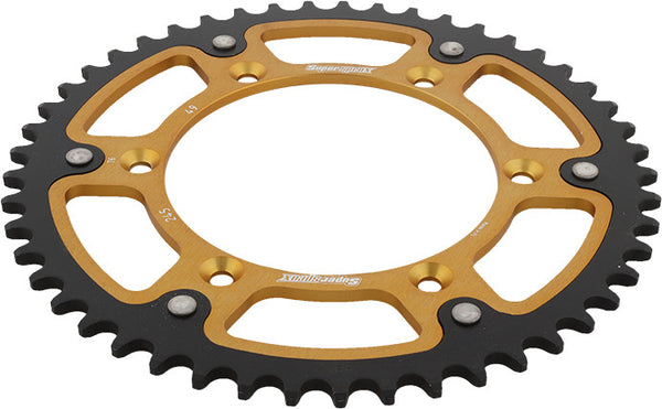 SUPERSPROX 链轮 REAR STEALTH SPROCKET ALU/STL 49T-520 GLD YAM
