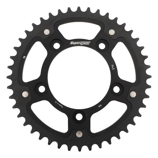 SUPERSPROX 链轮 REAR STEALTH SPROCKET ALU/STL 44T-520 黑 DUC