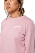ALPINESTARS 骑行夹克 Women's Ageless Chest Crew Fleece Pink Women's
