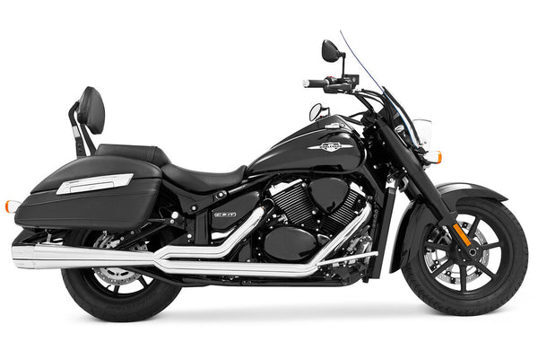 Freedom Suzuki Exhaust 2 Into 1 Chrome C90