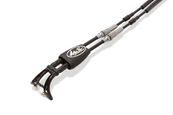 MOTION PRO 油门/刹车/离合线 REV 2/3 黑 VINYL THROTTLE PUSH-PULL CABLE SET