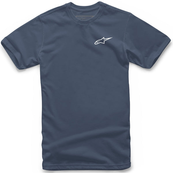 ALPINESTARS T恤 Neu Ageless Tee T-Shirt Dark Blue/White