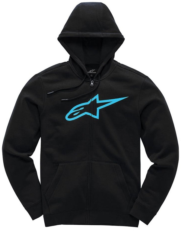 ALPINESTARS  Ageless II Hoodie Black/Cyan