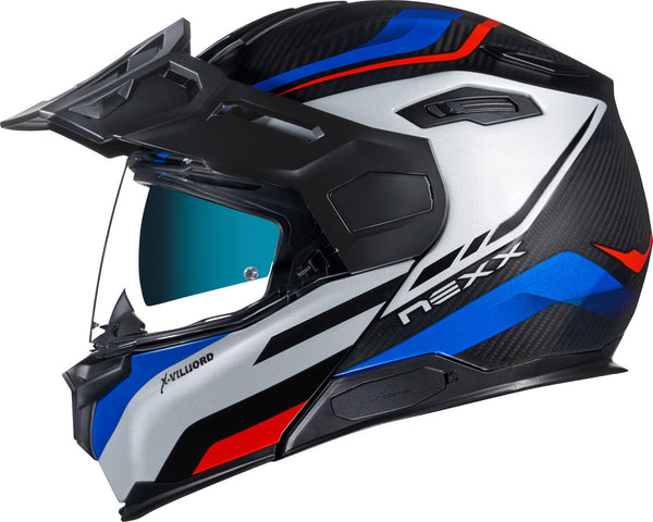 Nexx X.Vilijord Hiker Helmet Black/Red/Blue