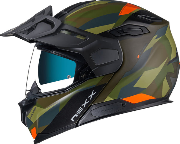 Nexx X.Vilijord Taiga Helmet Black/Green/Orange