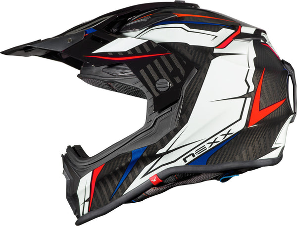 Nexx X.WRL Atika Helmet White/Red/Blue