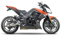 YOSHIMURA 排气管 EXHAUST STREET R-77 SLIP-ON SS-CF-CF DUAL