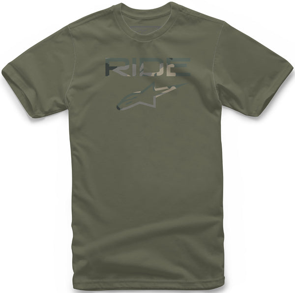 ALPINESTARS T恤 Ride 2.0 Camo T-Shirt Military Green