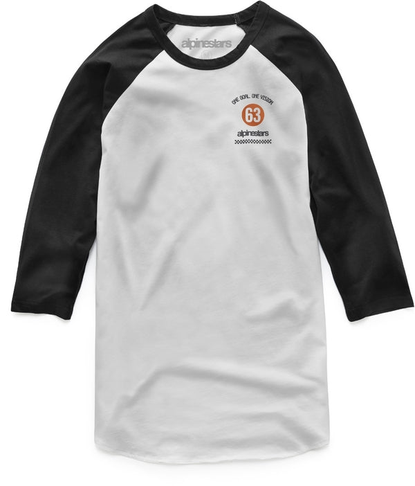 ALPINESTARS T恤 Prime Longsleeve White/Black