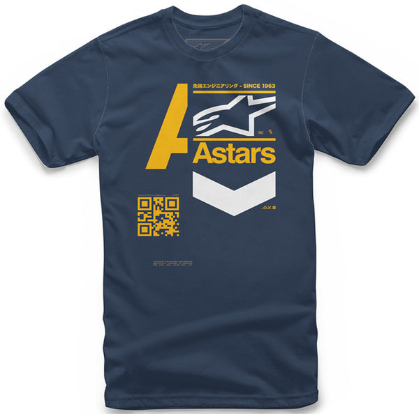 ALPINESTARS T恤 Label T-Shirt Dark Blue
