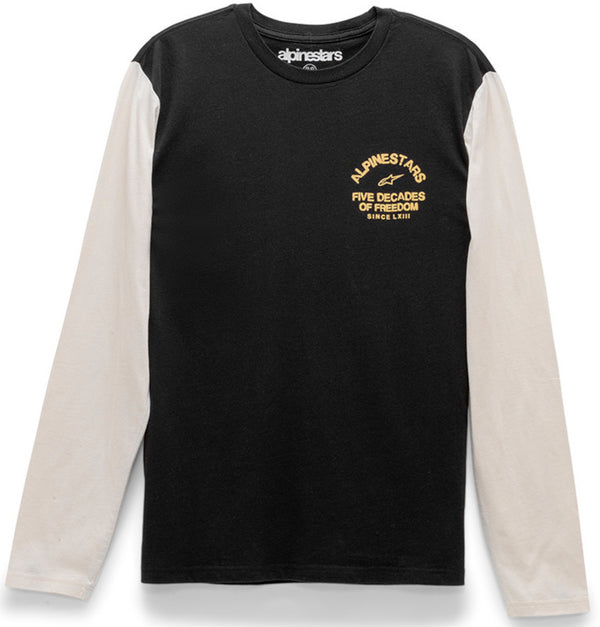 ALPINESTARS 骑行衣 Decades Longsleeve Shirt Black/White