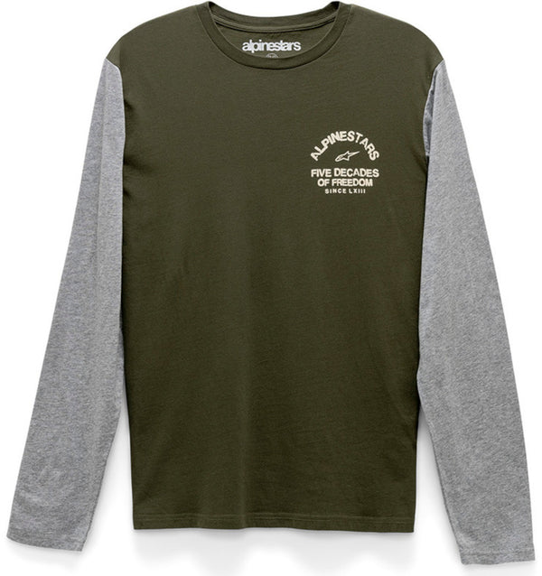 ALPINESTARS 骑行衣 Decades Longsleeve Shirt Green/Grey