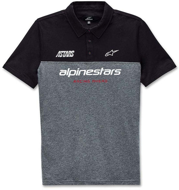 ALPINESTARS 骑行衣 Astars Paddock Polo Shirt Black/Grey