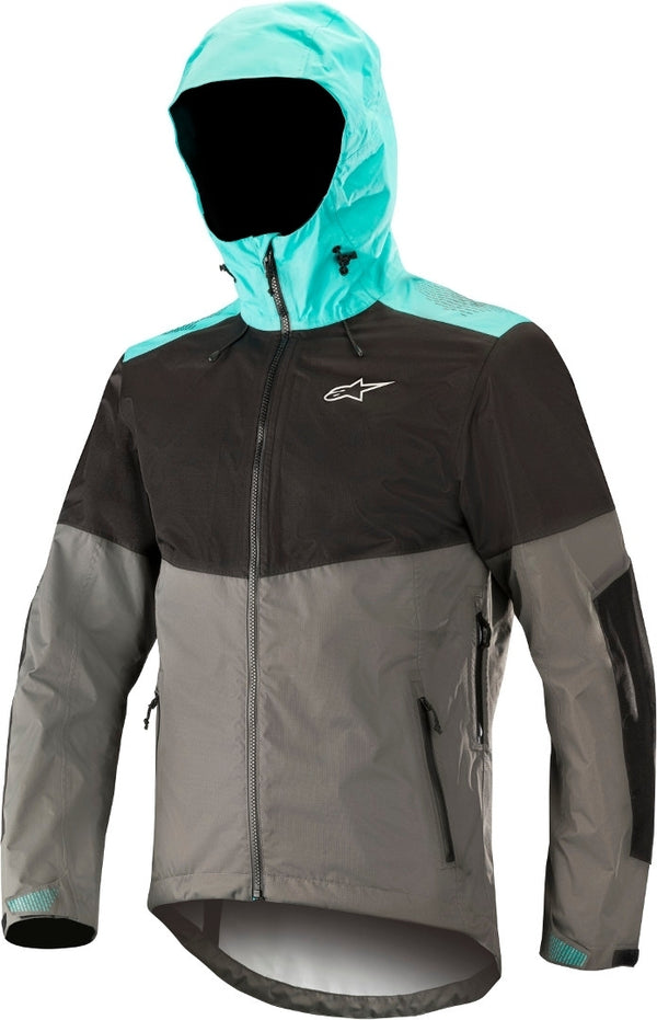 ALPINESTARS 骑行夹克 Tahoe Waterproof Jacket Black/Cyan