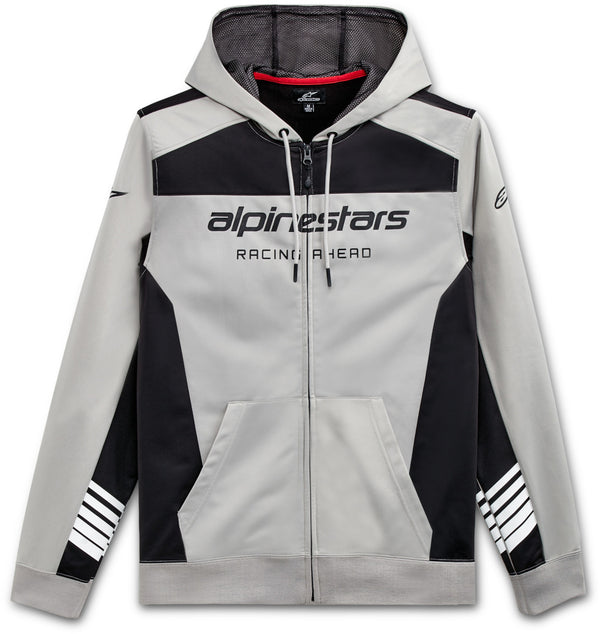 ALPINESTARS  Sessions II Fleece Zip Hoodie Light Grey/Black