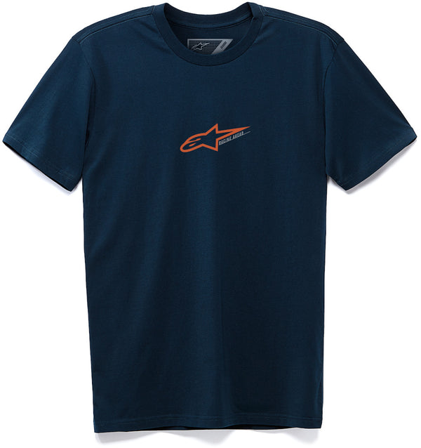 ALPINESTARS T恤 Race Mod T-Shirt Dark Blue/Orange