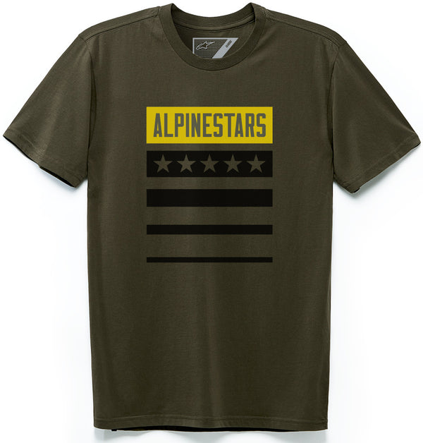 ALPINESTARS T恤 National T-Shirt Military Green