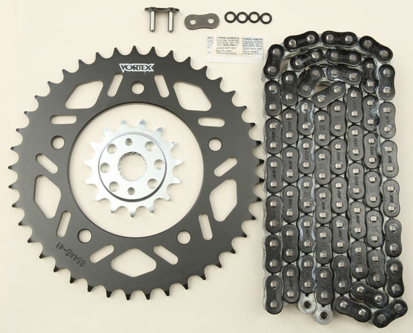 VORTEX 链轮/链条套件 STL/STL 15/41T SIL RX3 520-114L BLK