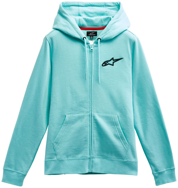ALPINESTARS 卫衣 Women's Ageless Chest Hoodie Women's Light Aqua/Black