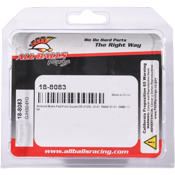 ALL BALLS 刹车 BRAKE PAD KIT SINTERED