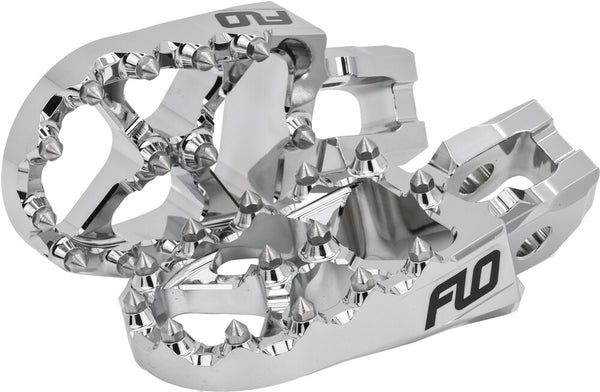 Flo Motorsports 脚踏 KTM/Husqvarna/Gas Gas Flo Footpeg Chrome KTM/Husky