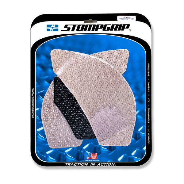 Stompgrip Kawasaki Tank Pad Kit Icon Clear