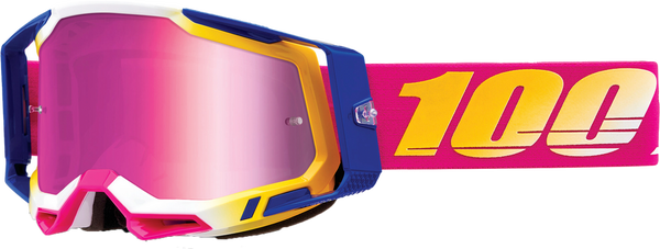 100% 运动眼镜 Racecraft 2 Goggles Pink Mirror