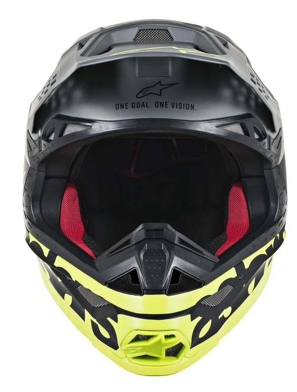ALPINESTARS ALPINESTARS M8 头盔 Supertech M8 Radium Helmet Gloss Black/Grey/Yellow M-8