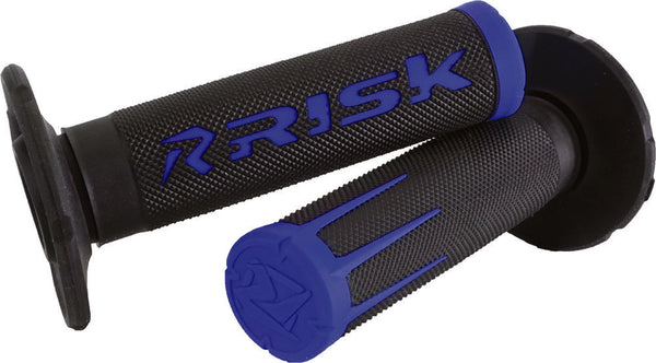 RISK RACING 手把胶 FUSION 2.0 MOTORCYCLE GRIPS 蓝